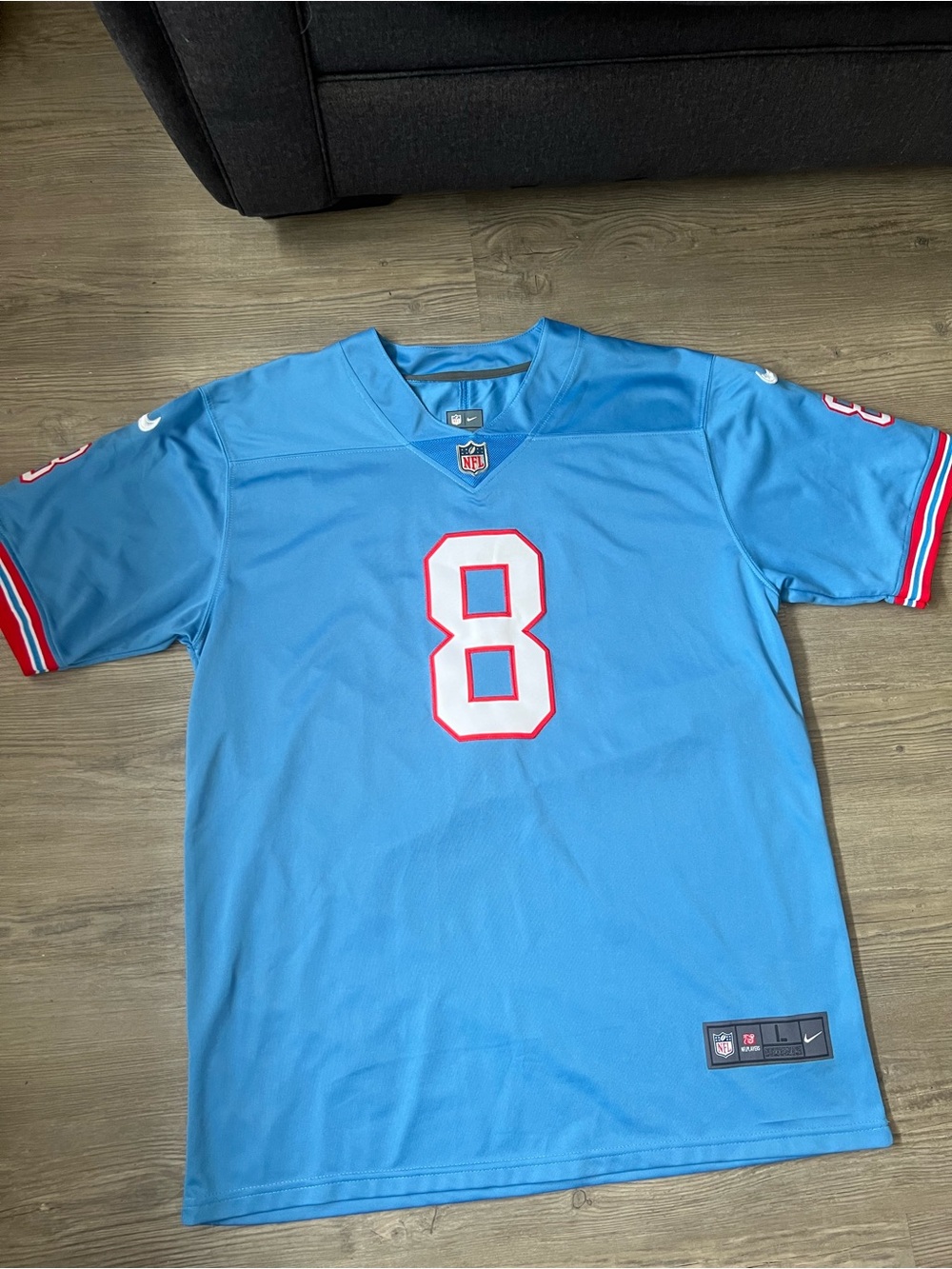 Nike Men’s Will Levis Tennessee Titans Alternate Oilers Throwback Jersey